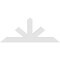 Ekena Millwork Saratoga Architectural Grade PVC Gable Bracket, 48"W x 20"H x 2"D x 4"F, 10/12 Pitch GBP048X20X0204SAR00 - alternate 5
